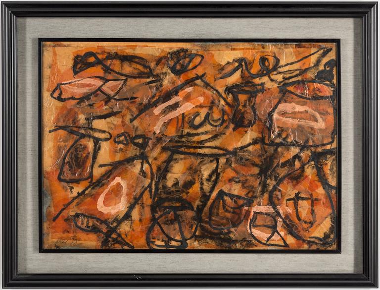 ARAMIS NEY, blandteknik, 2 stycken, signerade.