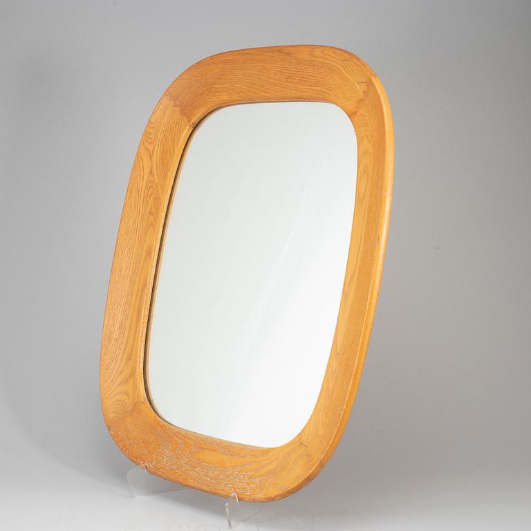 An oak mirror  Fröseke, AB Nybrofabriken, mid 20th Century.