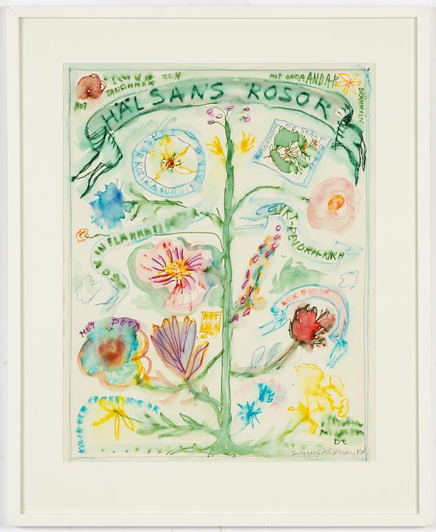 Gösta Werner, "Hälsans rosor".