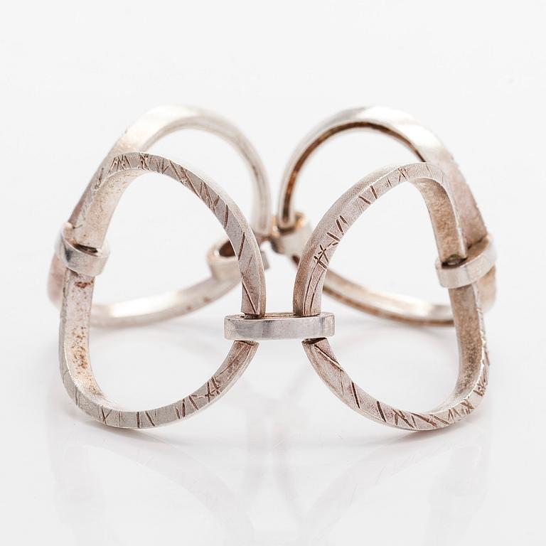 Zoltan Popovits, bracelet, silver, Lapponia 2009.