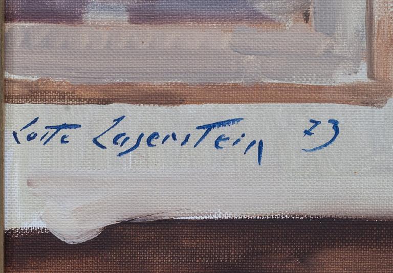 LOTTE LASERSTEIN, olja på duk, signerad och daterad -73.