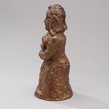 ALPO JAAKOLA, pronssiveistos, signeerattu ja päivätty -81.