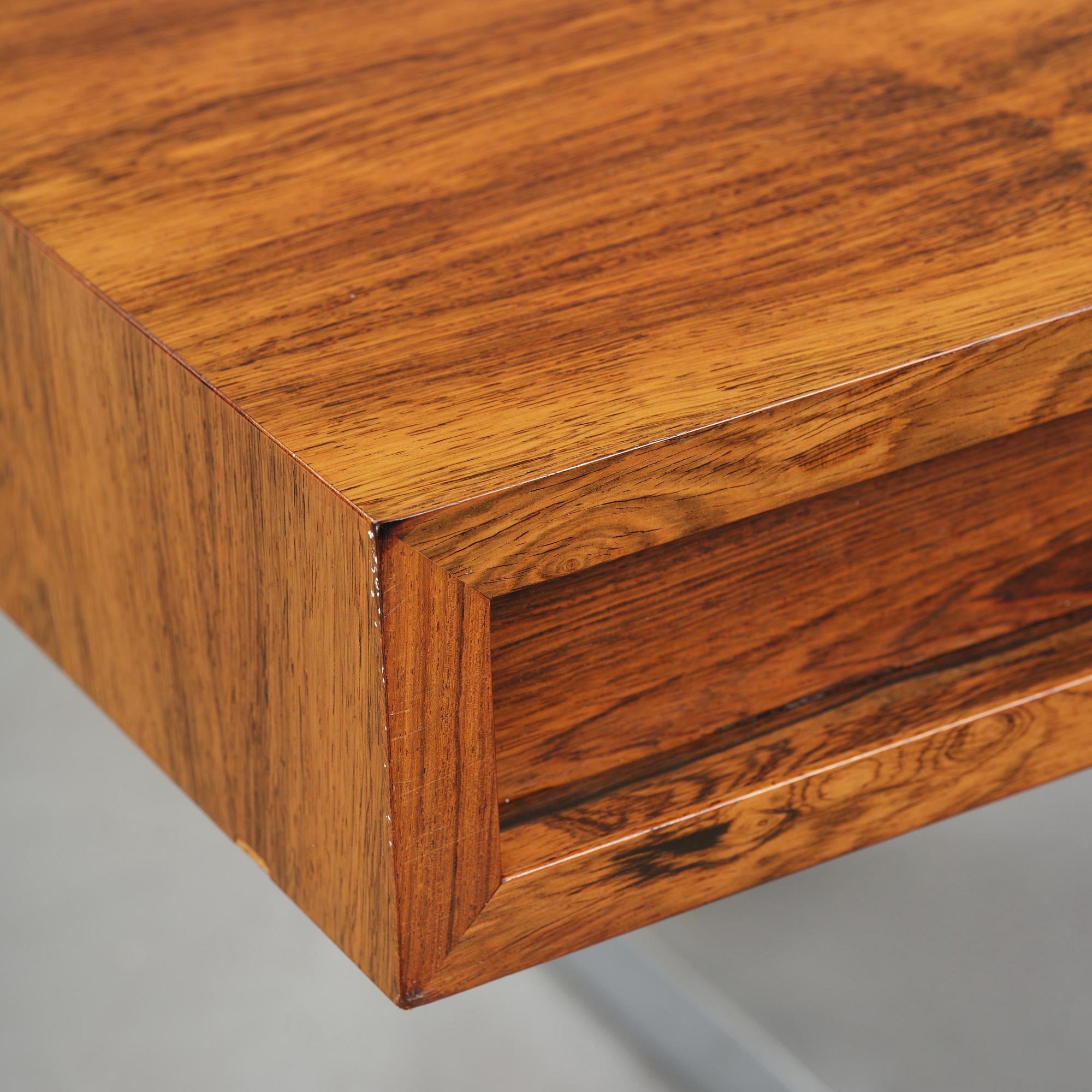 A rosewood office set, Echo, Switzerland, 1970s-80s.