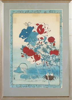 TRÄSNITT, 4 st, Japan, 1900-tal.
