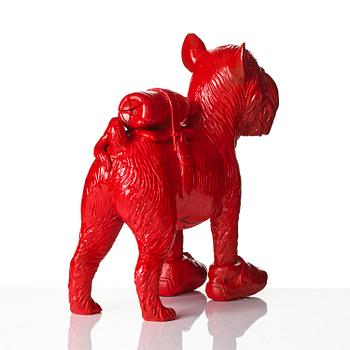 William Sweetlove, "Cloned Griffon Bruxellois with pet bottle"(Red).