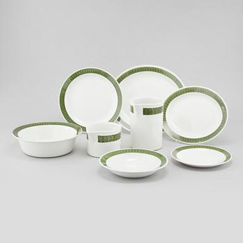 A mid 20th century "Droppar" tableware set of 23 pcs by Berit Ternell for Upsala Ekeby.