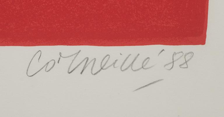 BEVERLOO CORNEILLE, färgserigrafi, signerad, numerad 118/200 och daterad- 88.