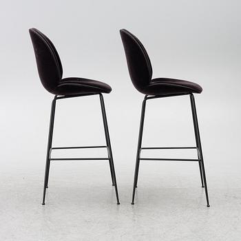 GamFratesi, Bar stools, a pair, "Beetle Bar Chair", Gubi, Denmark.
