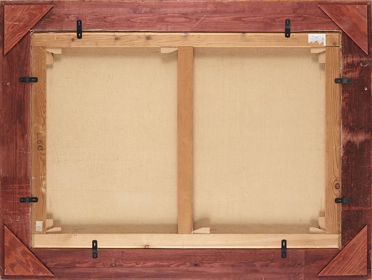 Oskar Bergman, "Småstadsgata i töväder (I)".