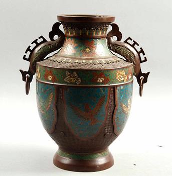 URNA, Cloisonne, Kina, 1900-tal.