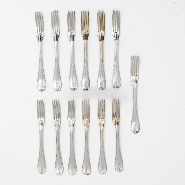 Pehr Zethelius, Gafflar, 13 st, silver, Stockholm 1809.