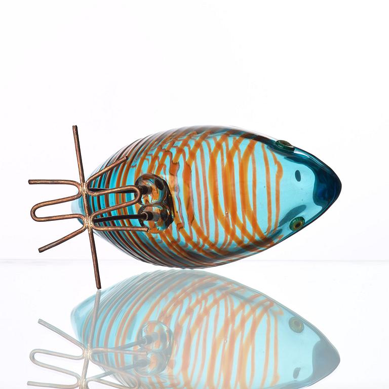 Alessandro Pianon, a 'Pulcino' glass bird, Vistosi, Italy 1960's.