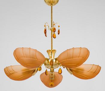 Paavo Tynell, taklampa modell 1469/5, Taito, 1930-tal.