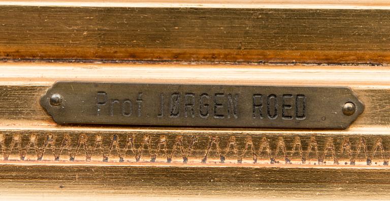 JÖRGEN ROED, olja på duk, signerad och daterad 1872. Stämplad J. Roed a tergo.