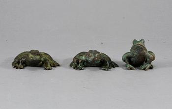 FIGURINER, 3 st, brons, 1900-tal.
