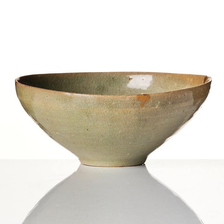 A celadon glazed bowl, Korea, Goryeo dynasty, 12th century.