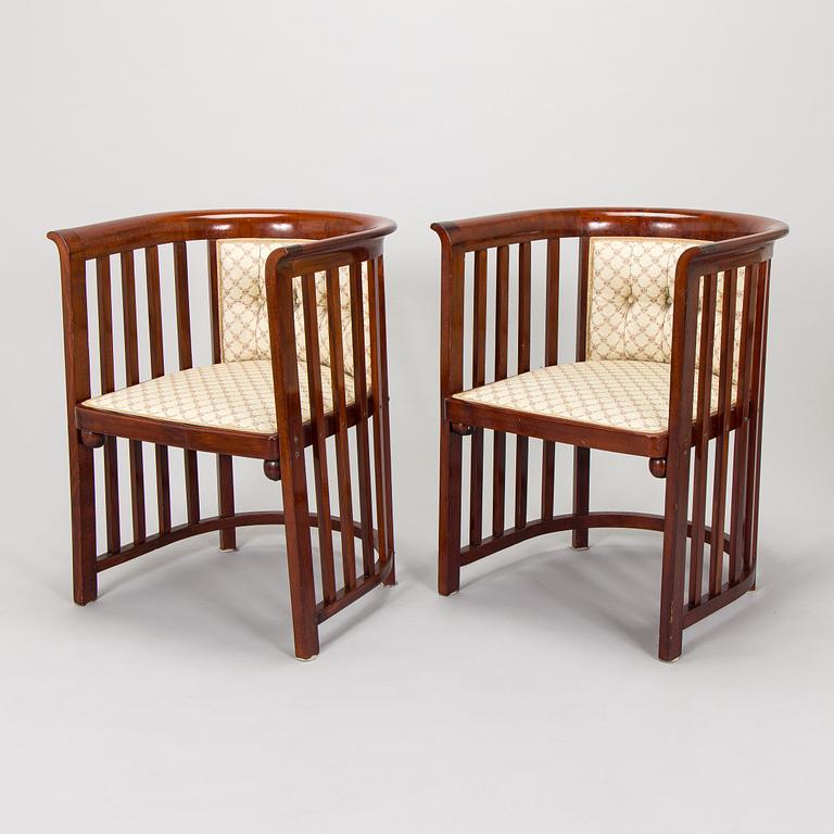 Josef Hoffmann, Kalusto, 8 osaa, Jacob & Josef Kohn, Wien, Itävalta. Noin 1910.