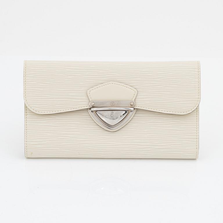Louis Vuitton, a cream epi long wallet, 2007.