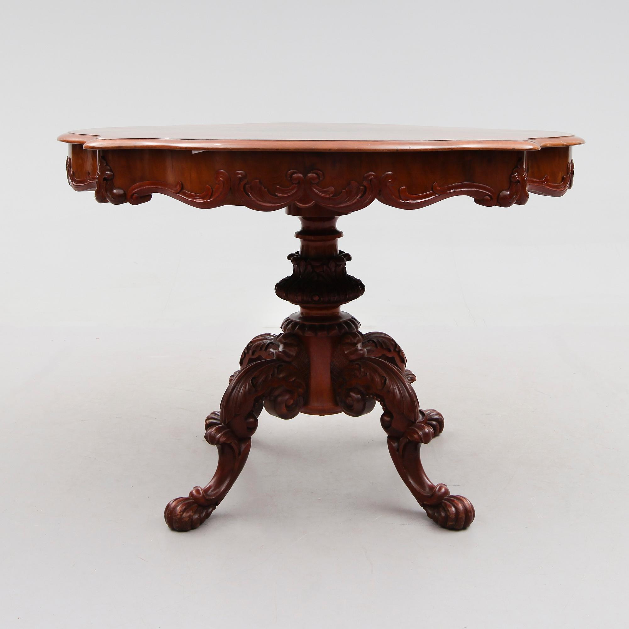 BORD, rokokostil, 1800-tal.