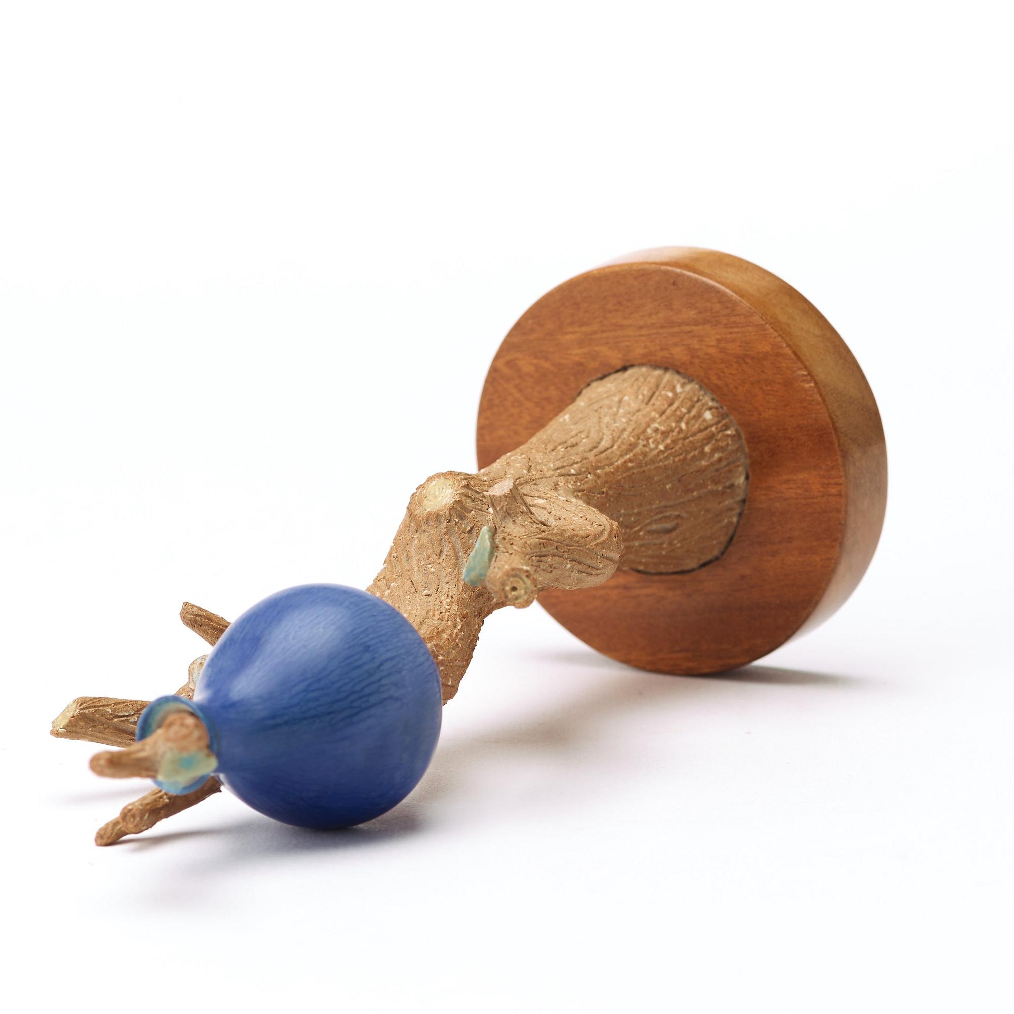 Stig Lindberg, surrealistisk skulptur, "Trädet och krukan", Gustavsberg 1940-tal.