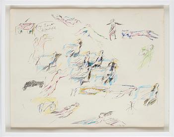 JAN VOSS, teckning, signerad och daterad -64.