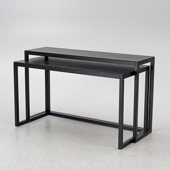 Ulla Christansson, desk and side table, "Trio", Karl Andersson & Söner, Huskvarna.