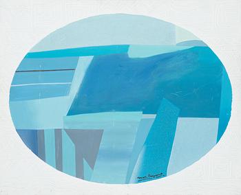 Max Papart, "Mouvement en bleu".