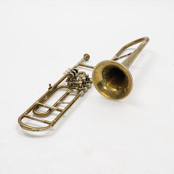 A Valve trombone, 19th/20th Century.