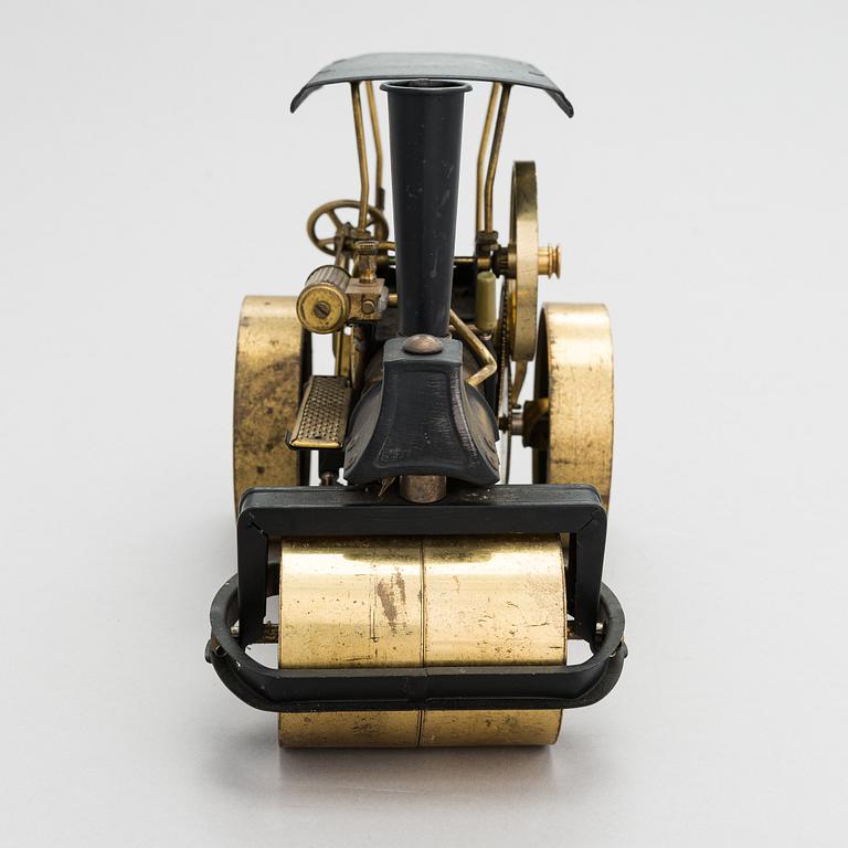 Steam engine, latter half of the 20th century, marked Western Germany.