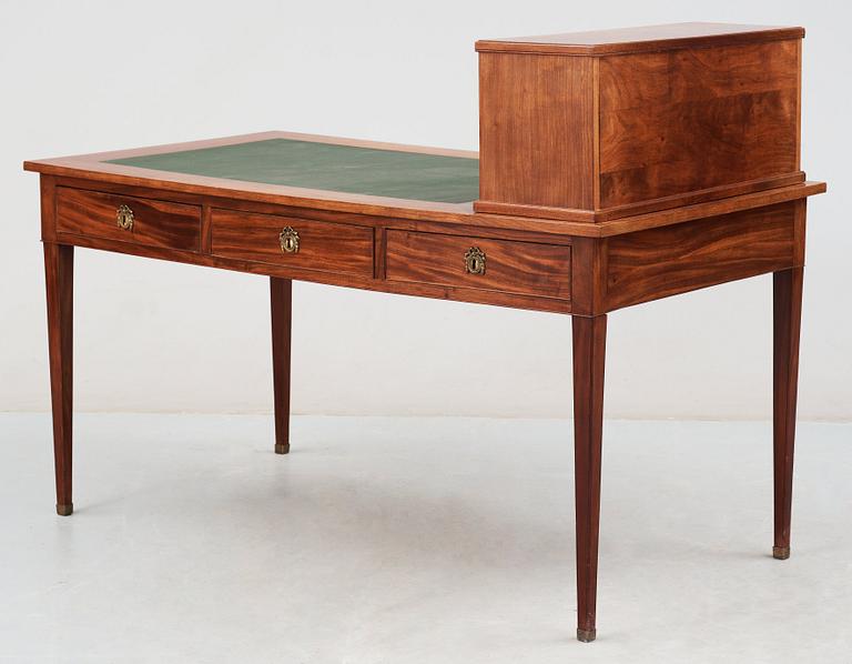 A late Gustavian late 18th century writing table.