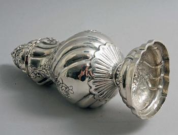 SOCKERSTRÖARE, silver, Berlin, empire 1800-talets första hälft, sign IAG.