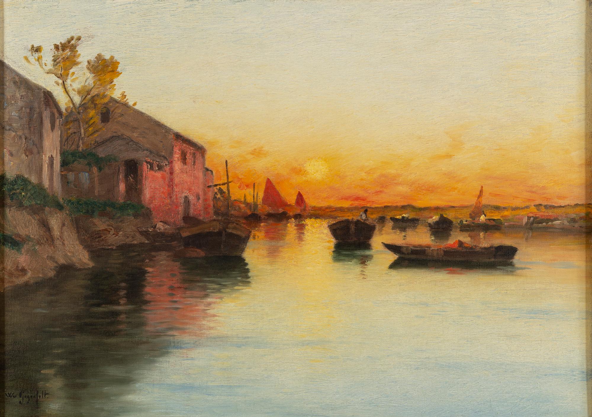 WILHELM VON GEGERFELT, oil on canvas, signed.