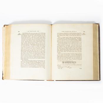 Two volumes of Cooks travels, with 37 engraved plates + maps and charts.