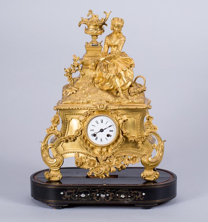 BORDSPENDYL, nyrokoko, Frankrike. 1800-talets mitt.