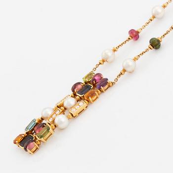 A Bulgari "Allegra" necklace.