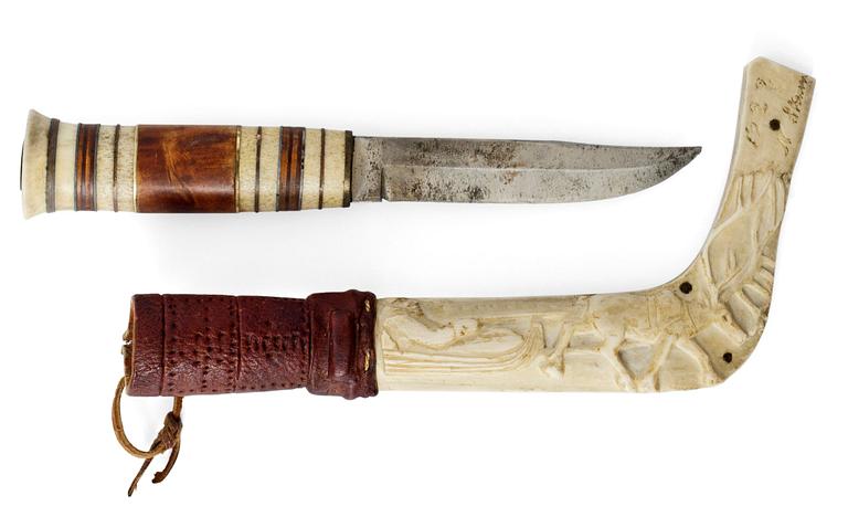 A Laplandish knife by N N Skum 1922.