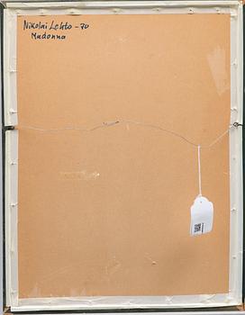 NIKOLAI LEHTO, oil on canvas, laid on panel, signed and dated -70.