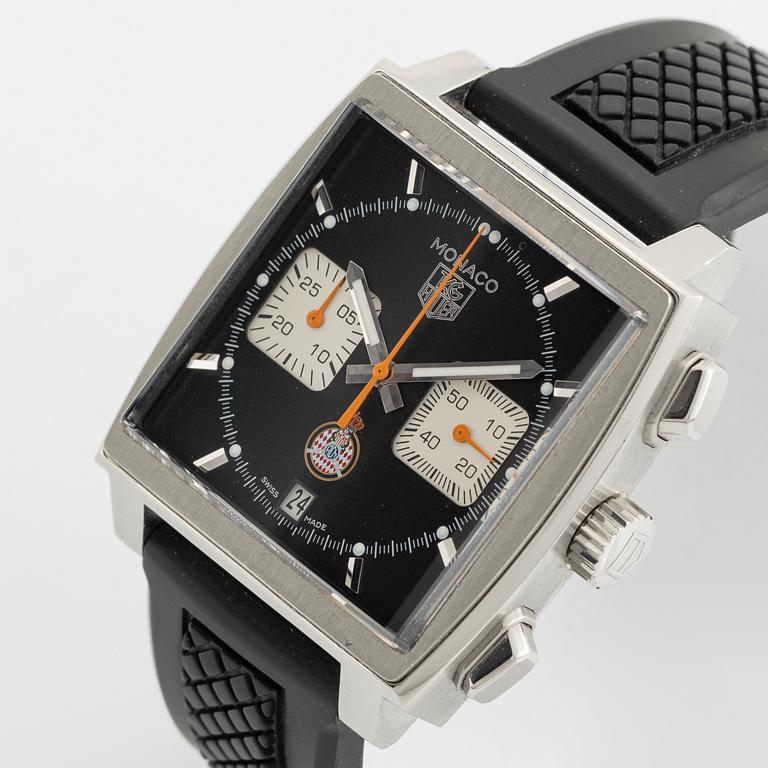 Tag Heuer, Monaco, "Monaco Grand Prix", wristwatch, 39 mm.