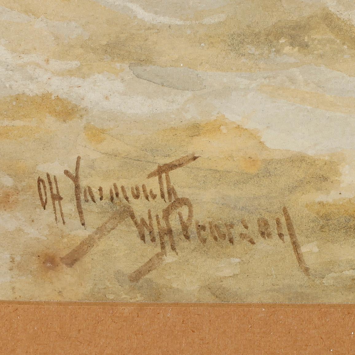 WILLIAM HENRY PEARSON, akvarell, signerad.