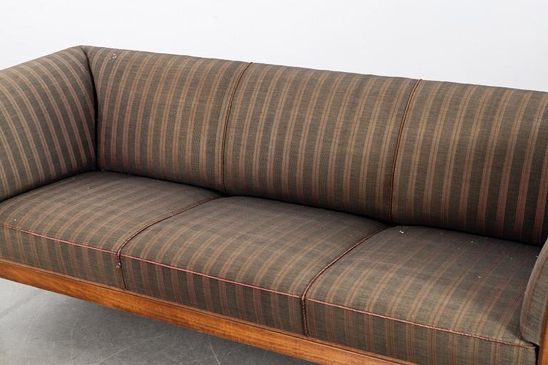 FRITS HENNINGSEN, a mahogany sofa mid 1900's.