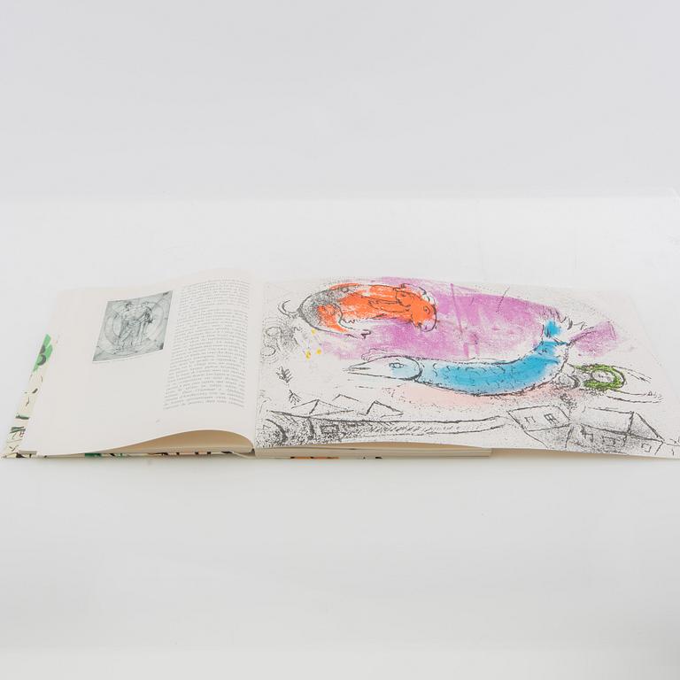 Marc Chagall, bok Jaques Lassaigne, Maeght Éditeur, Paris, 1957, med 15 litografier.