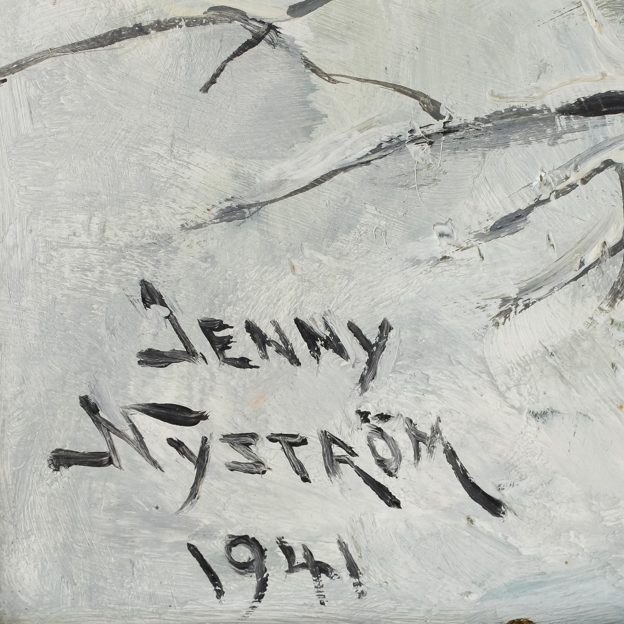 JENNY NYSTRÖM, olja på duk, signerad och daterad 1941.