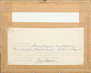 NILS KREUGER, tillskriven, 2 st, blandteknik på papper, osignerade, daterade 1906 och 1909.