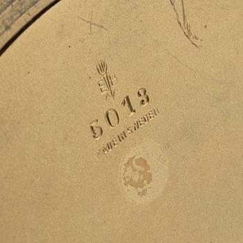 Einar Bäckström's Metal Goods Factory, table lamp, model '5013', Swedish Modern, 1940s.