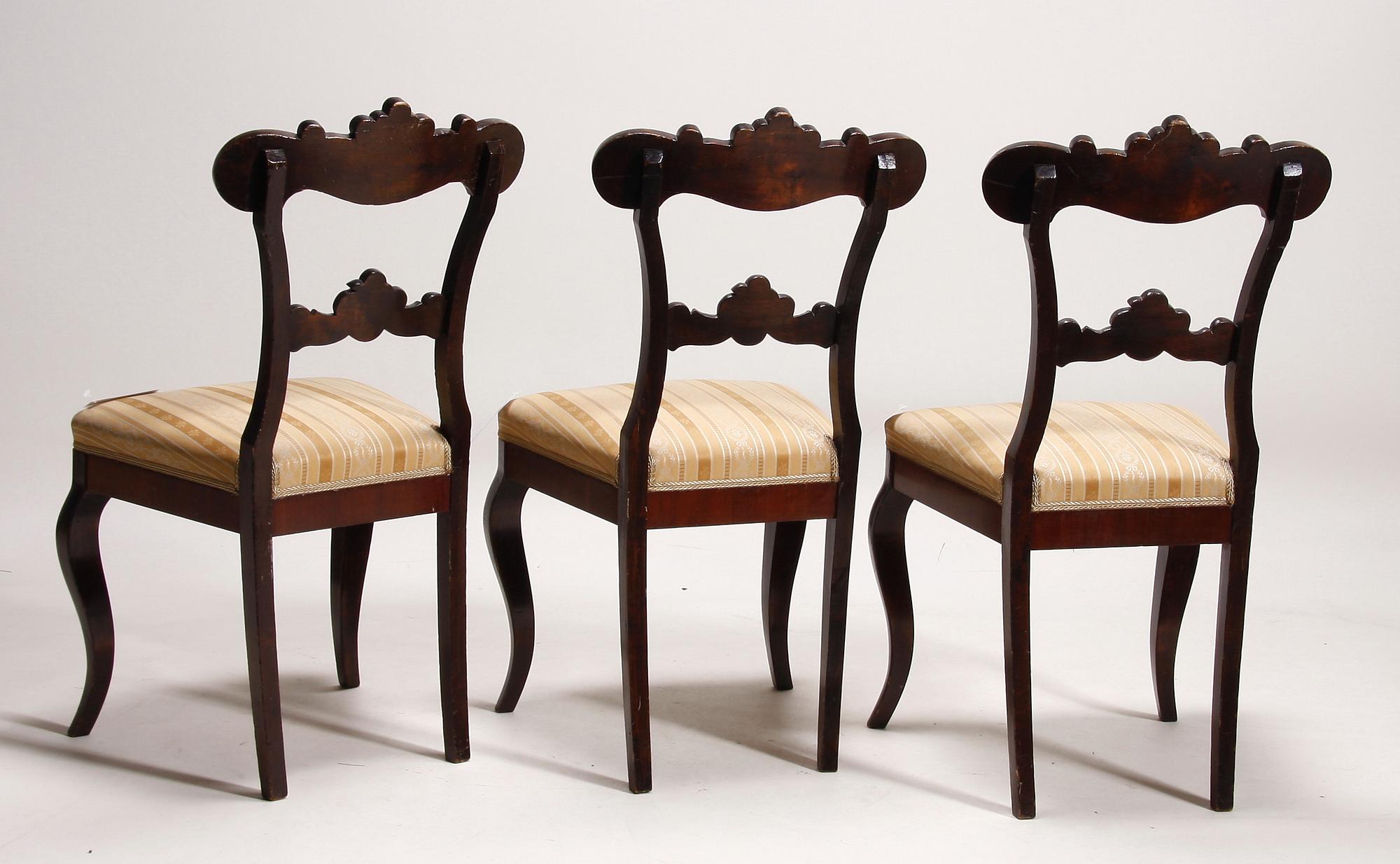 STOLAR, 3 st, senempire, 1800-talets mitt.