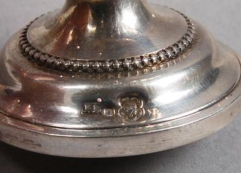 KOPPAR MED FAT, 6 st, silver, nyrenässans, Österrike omkring 1900.