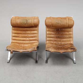 A pair of 'Ari' lounge chairs by Arne Norell, designed 1966.