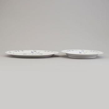 ROYAL COPENHAGEN, a porcelain tureen and two dishes, Denmark.