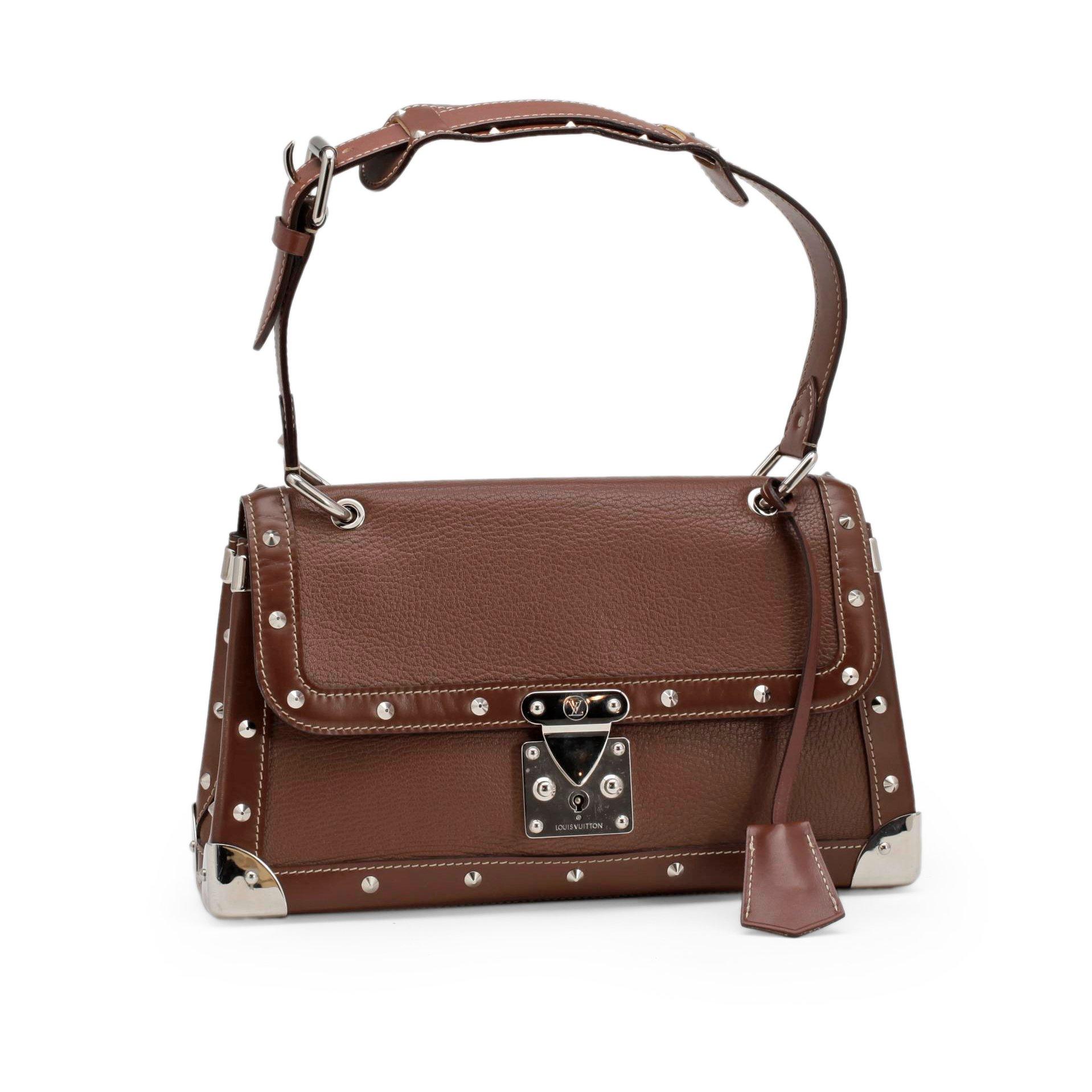 LOUIS VUITTON, a brown leather bag, "Sac rabat".