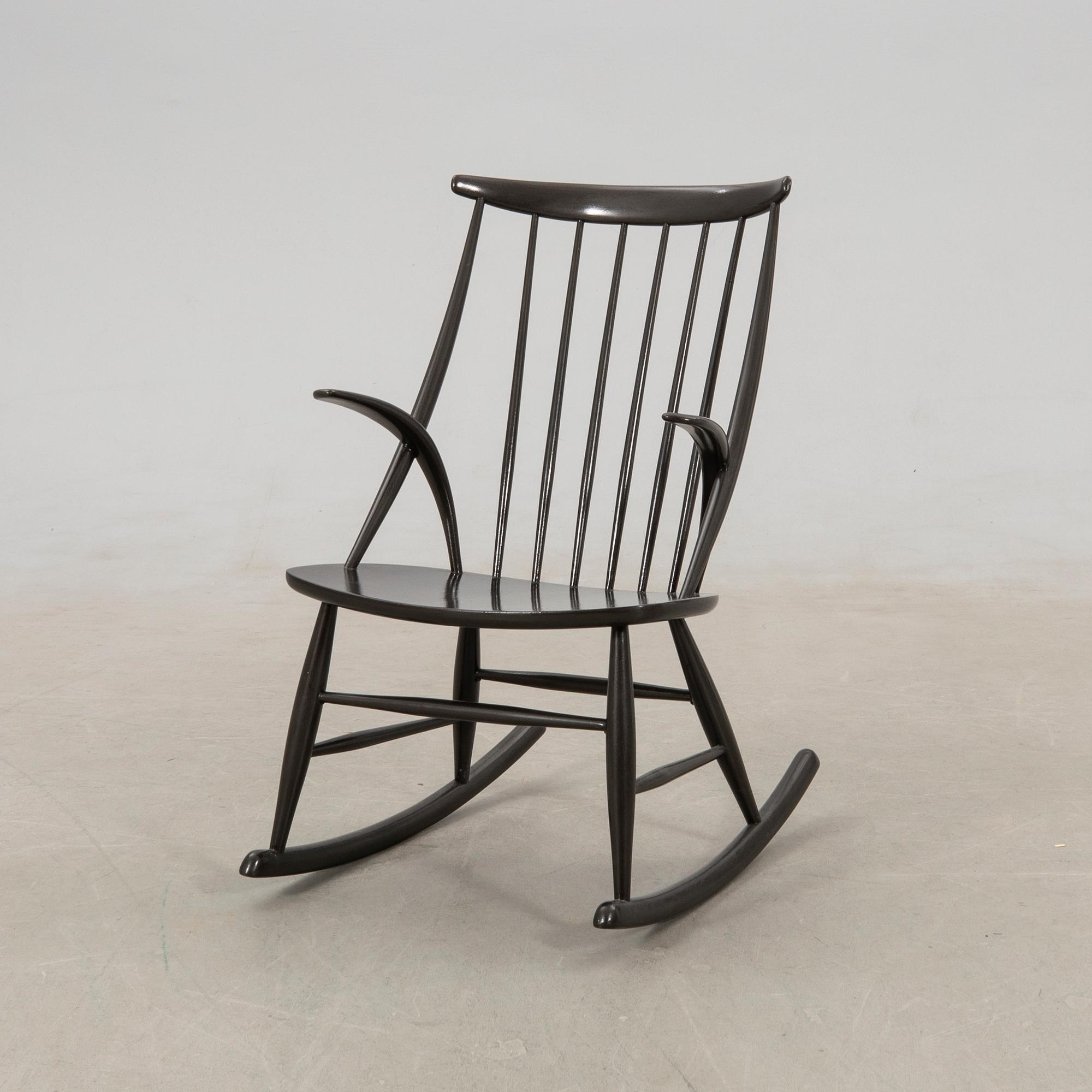 Illum Wikkelsø, gungstol, "Gyngestol Nr. 3", Eilersen, 1900-talets mitt.